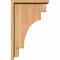 Ekena Millwork Mediterranean Smooth Corbel w/Backplate, Western Red Cedar, 5 1/2"W x 14"D x 22"H COR06X14X22MED01SWR - alternate 2